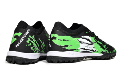 Men's Nike Phantom GX 2 Elite TF Football Shoes - Black/Green/White