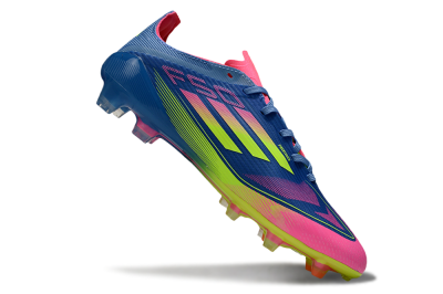 Unisex Adidas F50 Elite FG Football Boots - Blue/Yellow/Pink