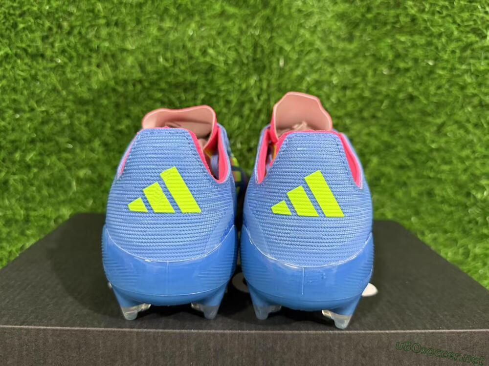 Unisex Adidas F50 Elite FG Football Boots - Blue/Yellow/Pink