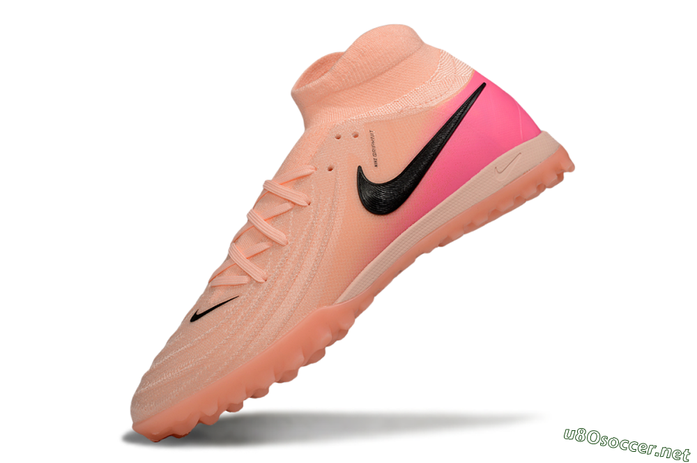 Men's Nike Phantom Luna Elite TF Football Shoes - Pink/Black 5
