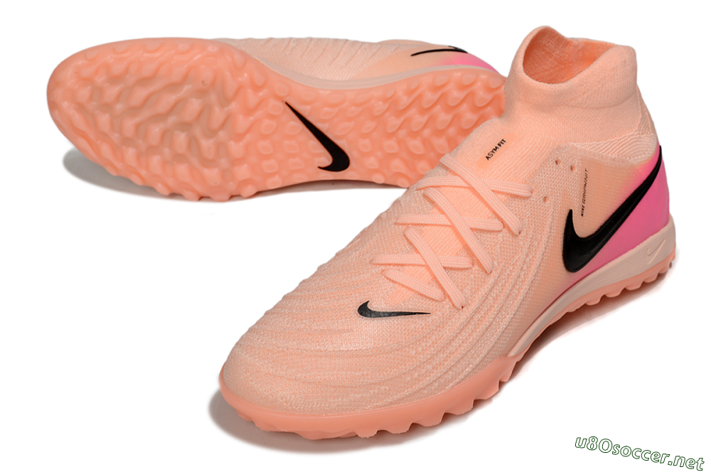 Men's Nike Phantom Luna Elite TF Football Shoes - Pink/Black 3