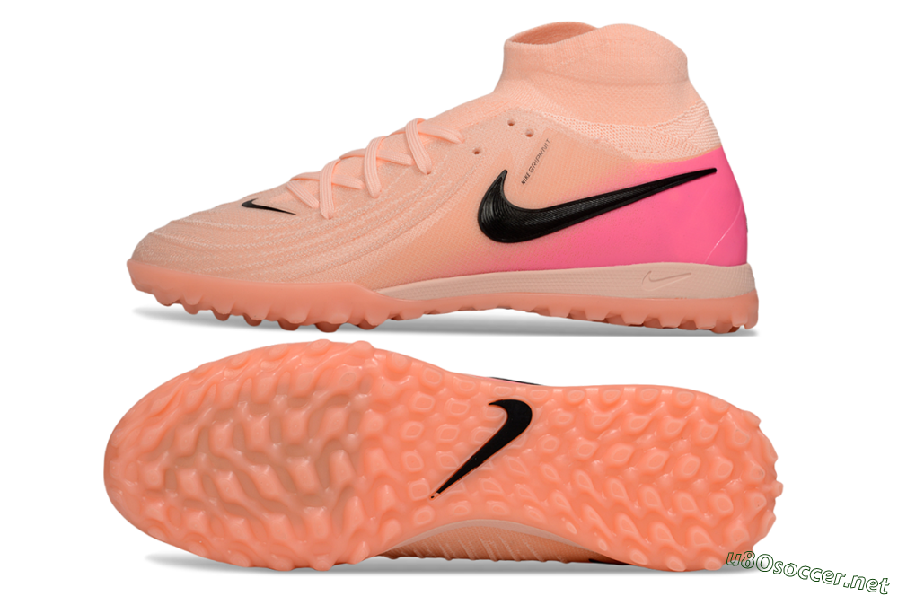 Men's Nike Phantom Luna Elite TF Football Shoes - Pink/Black 1