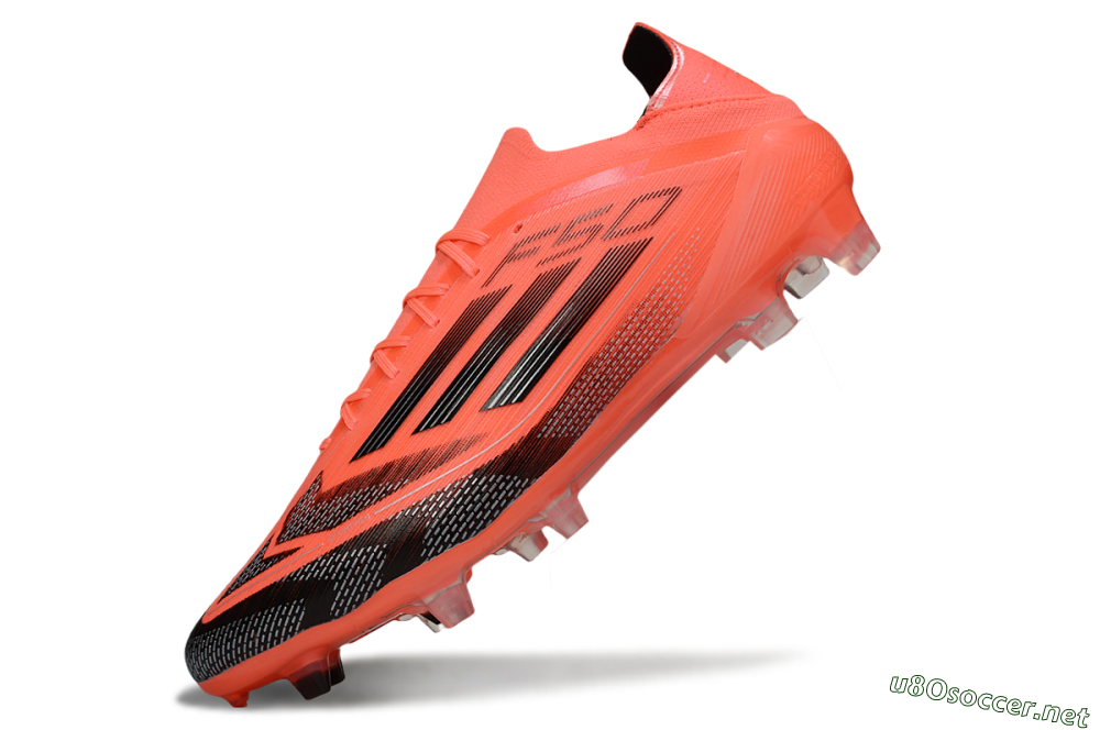 Men's Adidas F50 Elite FG Football Boots - Red/Black/Silver 5