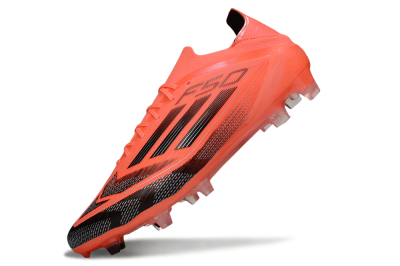 Men's Adidas F50 Elite FG Football Boots - Red/Black/Silver