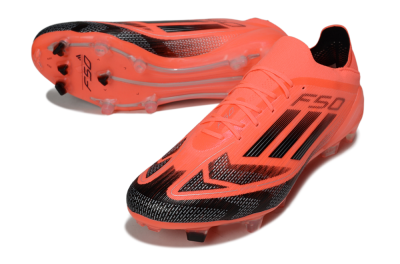 Men's Adidas F50 Elite FG Football Boots - Red/Black/Silver