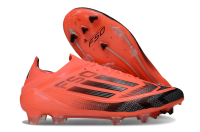 Men's Adidas F50 Elite FG Football Boots - Red/Black/Silver