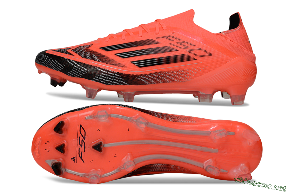 Men's Adidas F50 Elite FG Football Boots - Red/Black/Silver 1