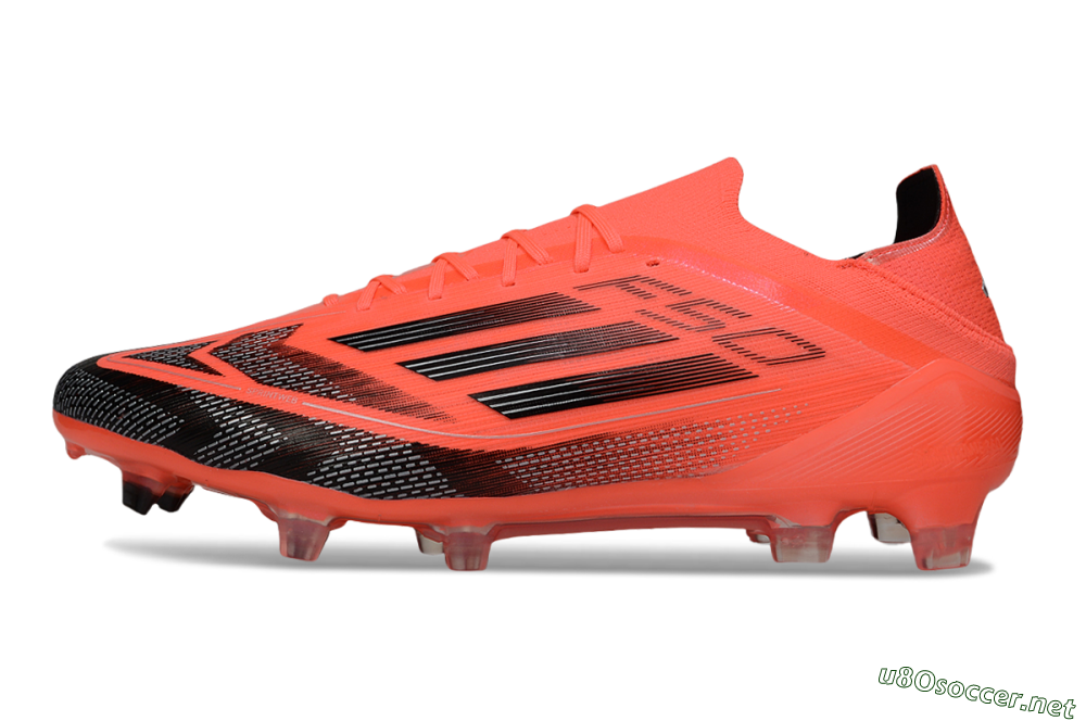 Men's Adidas F50 Elite FG Football Boots - Red/Black/Silver 0