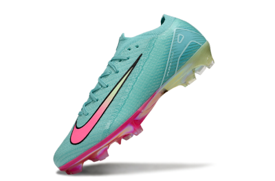 Unisex Nike Air Zoom Mercurial Vapor 16 Elite FG Football Boots - Jade/Pink/Yellow