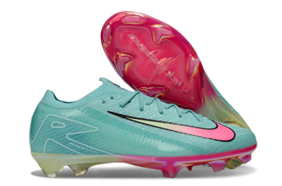 Unisex Nike Air Zoom Mercurial Vapor 16 Elite FG Football Boots - Jade/Pink/Yellow