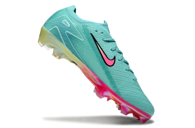 Unisex Nike Air Zoom Mercurial Vapor 16 Elite FG Football Boots - Jade/Pink/Yellow