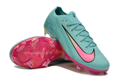 Unisex Nike Air Zoom Mercurial Vapor 16 Elite FG Football Boots - Jade/Pink/Yellow
