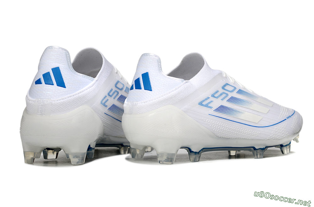 Men's Adidas F50 Elite FG Football Boots - White/Blue 6