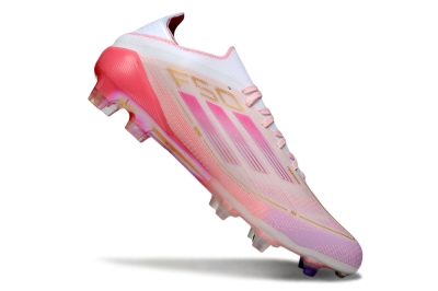 Men's Adidas F50 Elite 304 FG Football Boots - Pink/White/Gold