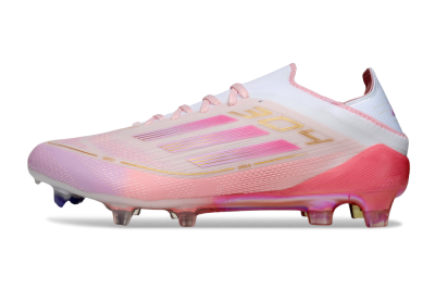 Men's Adidas F50 Elite 304 FG Football Boots - Pink/White/Gold