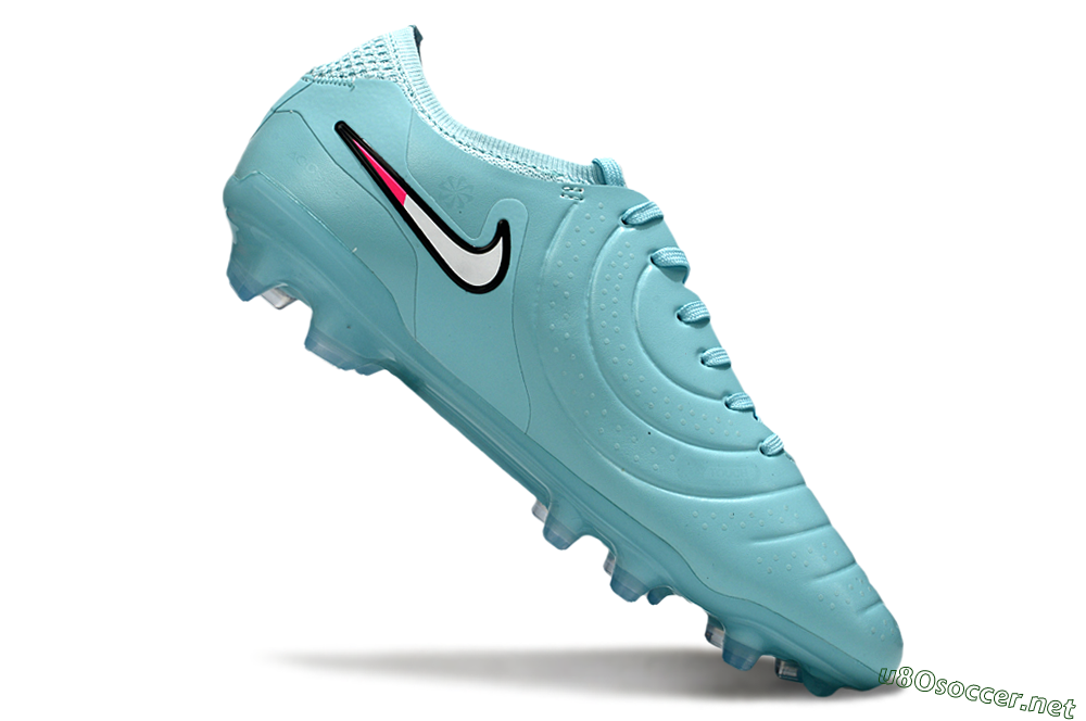 Unisex Nike Tiempo Legend 10 Elite FG Football Boots - Jade/White/Pink 5