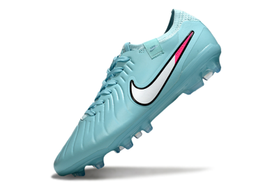 Unisex Nike Tiempo Legend 10 Elite FG Football Boots - Jade/White/Pink