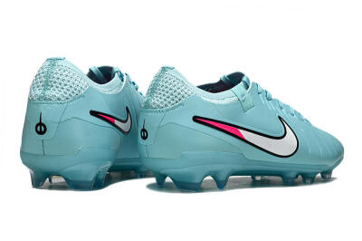 Unisex Nike Tiempo Legend 10 Elite FG Football Boots - Jade/White/Pink