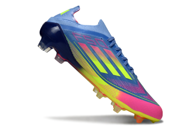 Men's Adidas F50 Elite FG Football Boots - Blue/Yellow/Pink