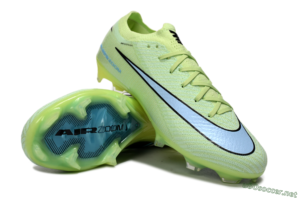 Unisex Nike Air Zoom Mercurial Vapor 16 Elite FG Football Boots - Yellow/Blue/Black 3