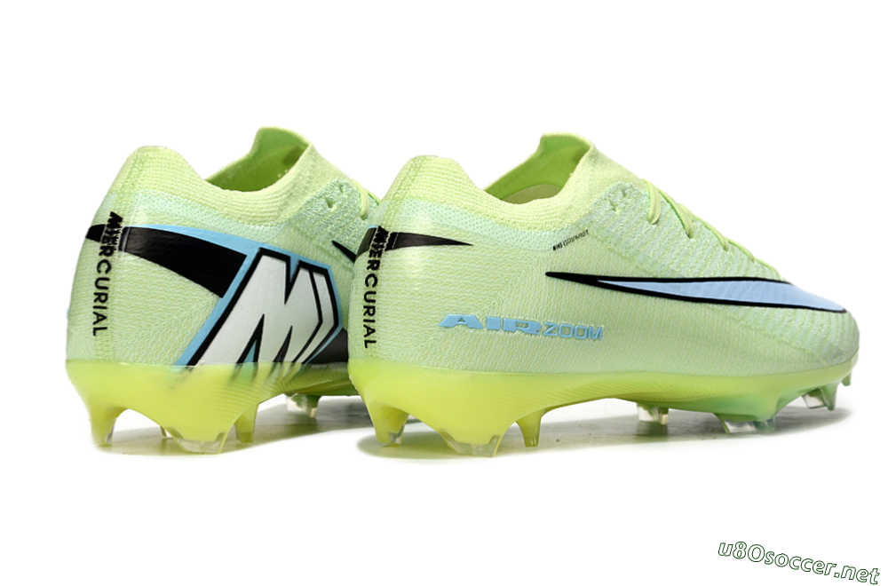 Unisex Nike Air Zoom Mercurial Vapor 16 Elite FG Football Boots - Yellow/Blue/Black 6