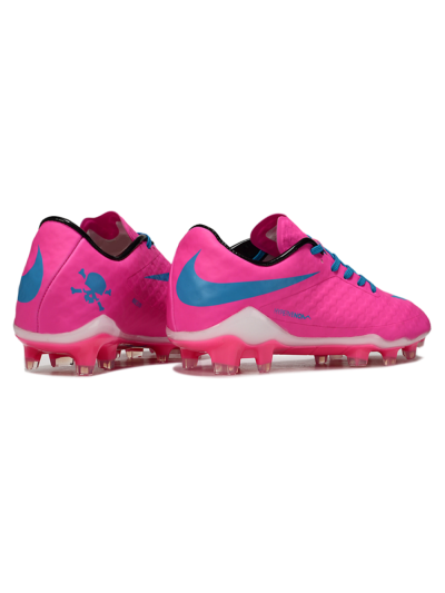 Men's Nike Hypervenom Phantom FG Football Boots - Pink/Blue/White