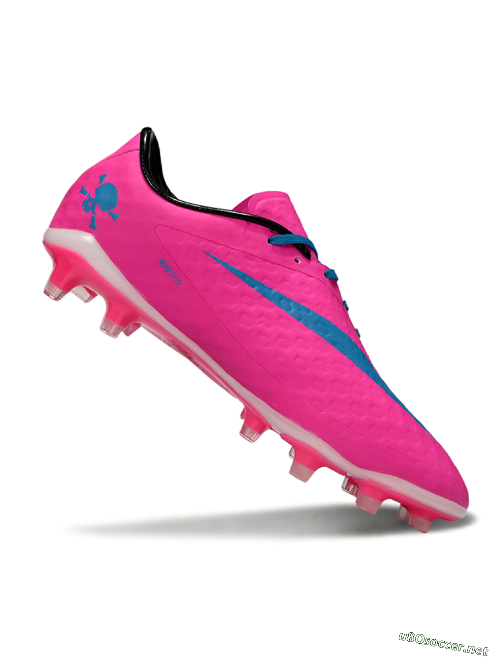 Men's Nike Hypervenom Phantom FG Football Boots - Pink/Blue/White 4