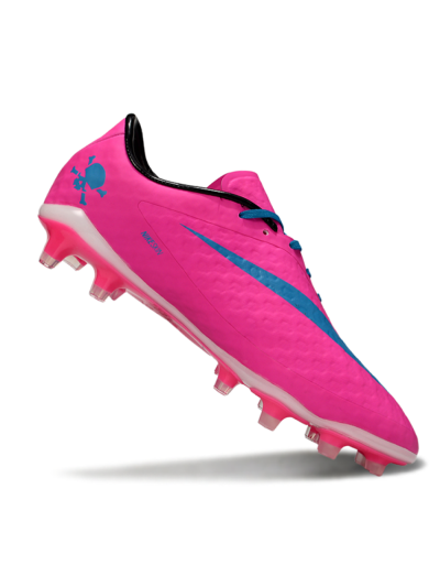 Men's Nike Hypervenom Phantom FG Football Boots - Pink/Blue/White