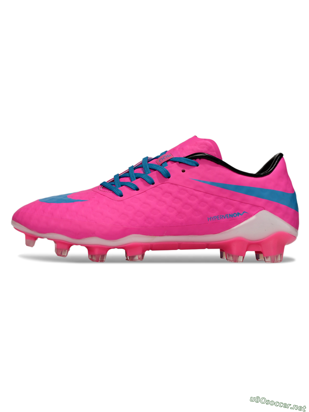 Men's Nike Hypervenom Phantom FG Football Boots - Pink/Blue/White 0