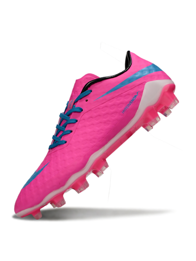 Men's Nike Hypervenom Phantom FG Football Boots - Pink/Blue/White
