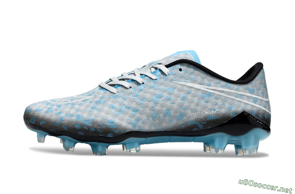 Unisex Nike Hypervenom Phantom FG Football Boots - Grey/White/Blue 0
