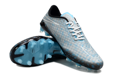 Unisex Nike Hypervenom Phantom FG Football Boots - Grey/White/Blue