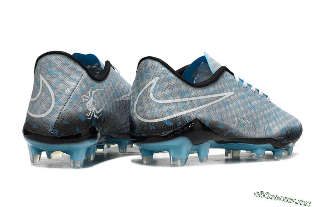 Unisex Nike Hypervenom Phantom FG Football Boots - Grey/White/Blue 6