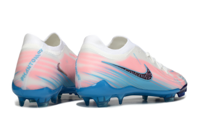 Men's Nike Phantom GX 2 Elite FG Football Boots - White/Pink/Blue