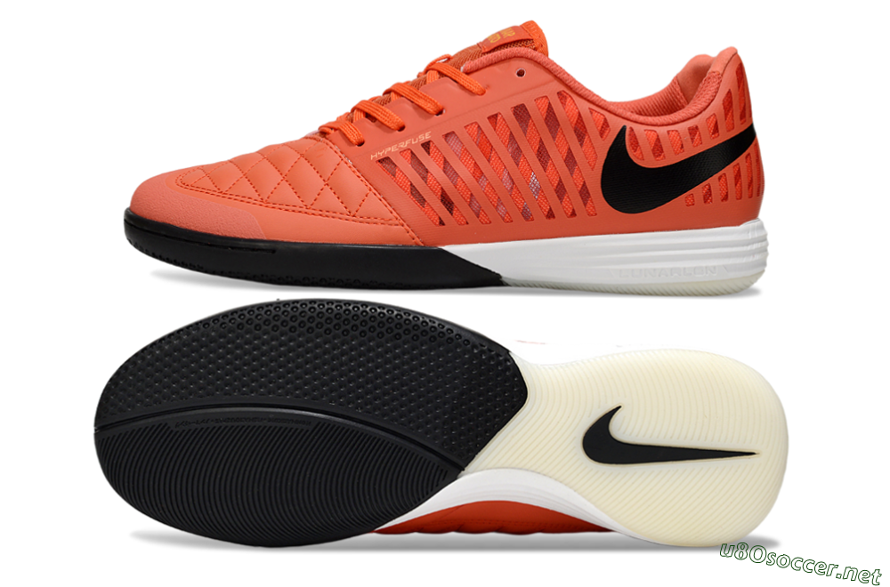 Unisex Nike Lunar Gato 2 IC Football Shoes - Red/Black/White 1