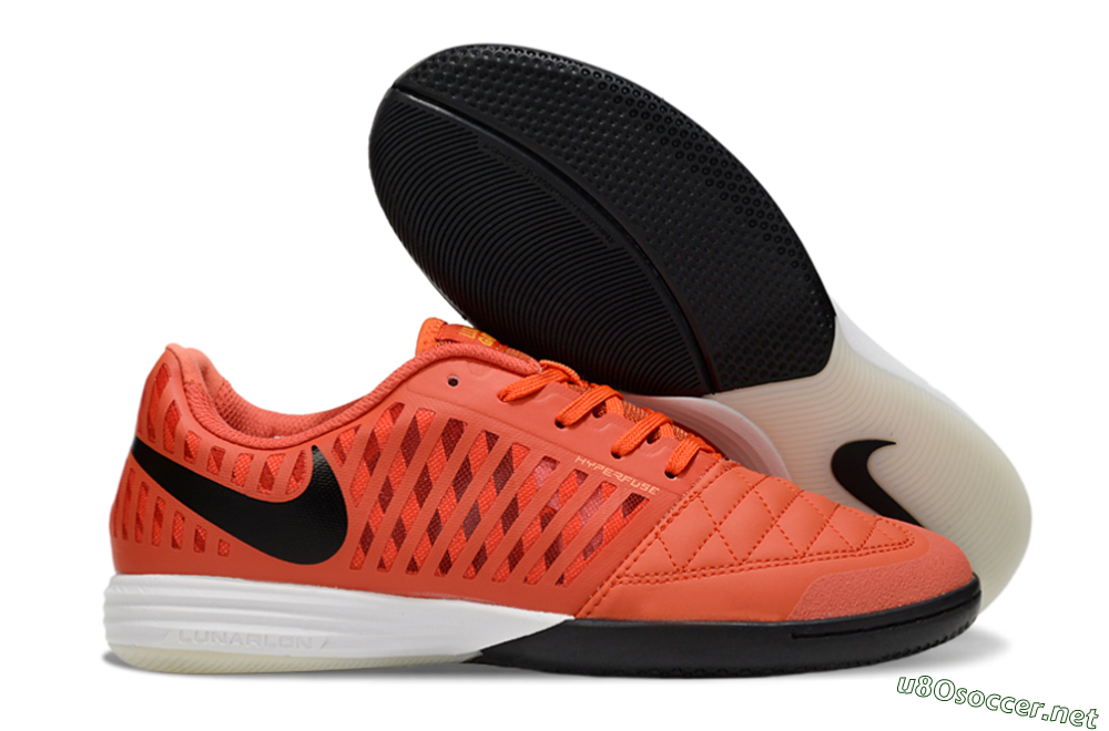 Unisex Nike Lunar Gato 2 IC Football Shoes - Red/Black/White 2