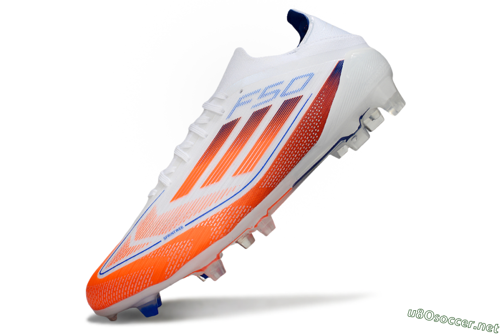Men's Adidas F50 Elite FG Football Boots - White/Red/Blue 5