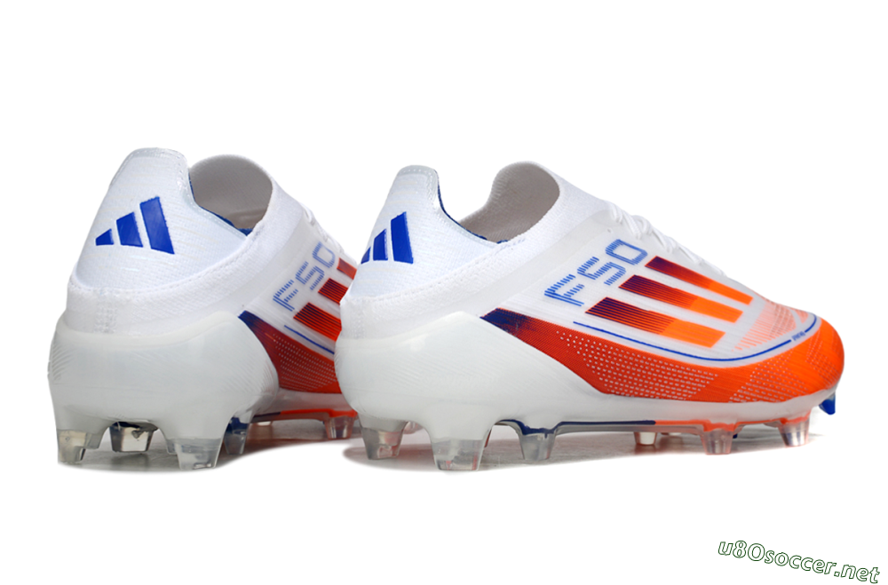 Men's Adidas F50 Elite FG Football Boots - White/Red/Blue 6