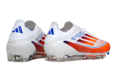 Men's Adidas F50 Elite FG Football Boots - White/Red/Blue