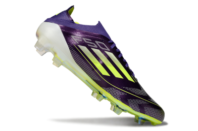 Men's Adidas F50 Elite FG Football Boots - Purple/Yellow