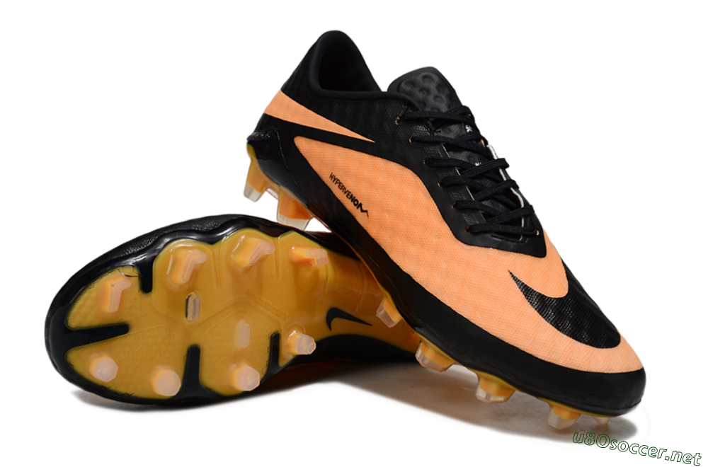Unisex Nike Hypervenom Phantom FG Football Boots - Orange/Black 3