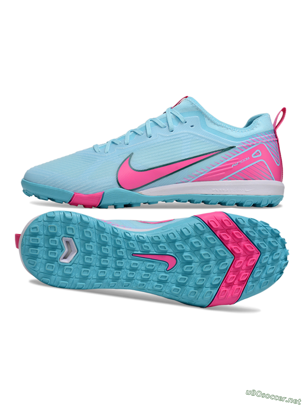 Unisex Nike Air Zoom Mercurial Vapor 16 Pro TF Football Shoes - Jade/Pink/White 1