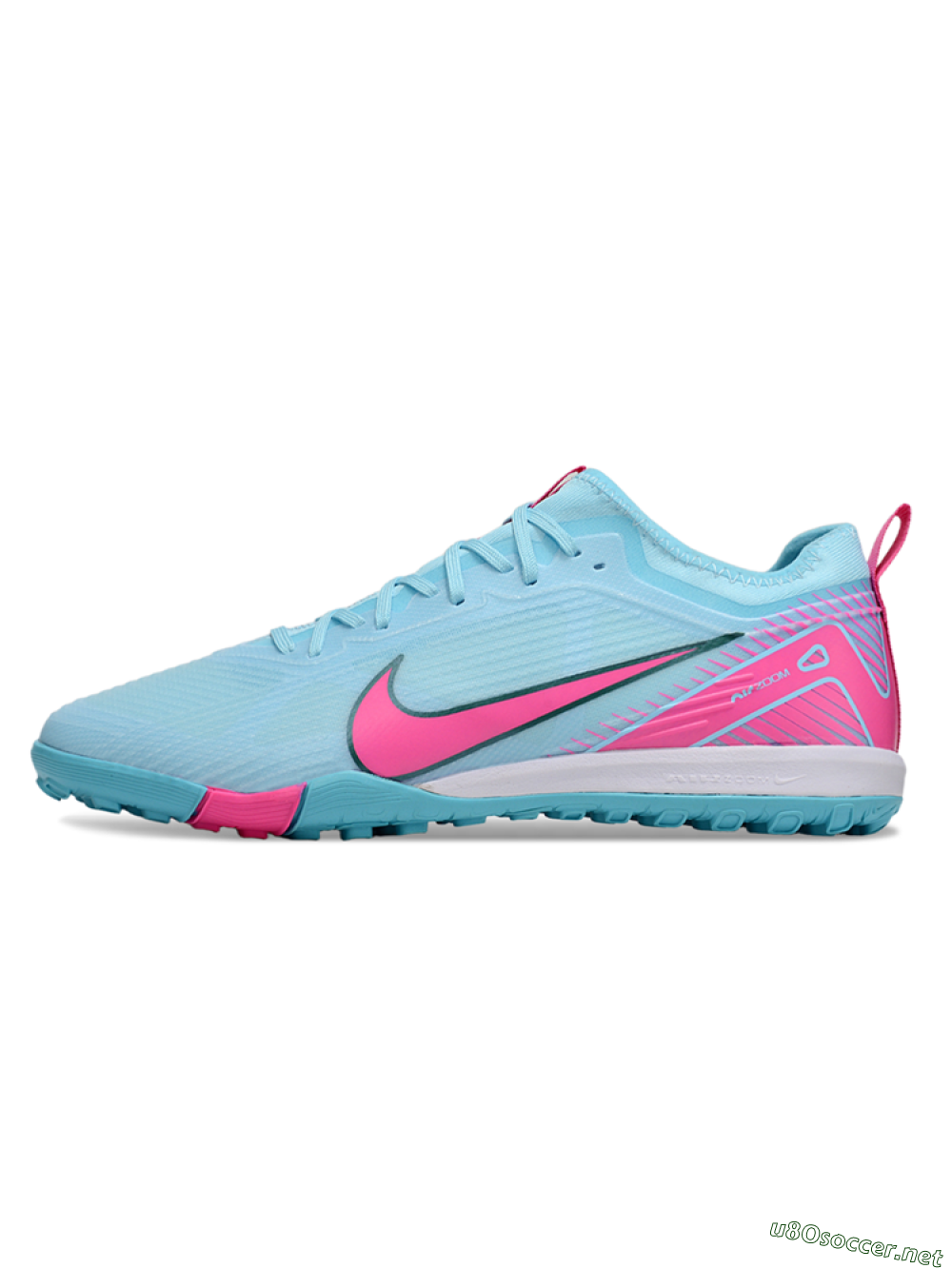 Unisex Nike Air Zoom Mercurial Vapor 16 Pro TF Football Shoes - Jade/Pink/White 0