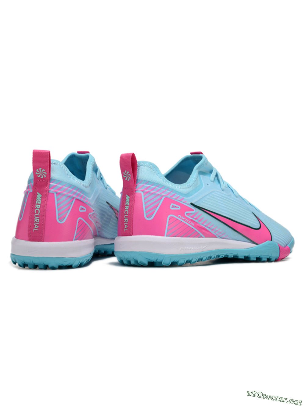 Unisex Nike Air Zoom Mercurial Vapor 16 Pro TF Football Shoes - Jade/Pink/White 6
