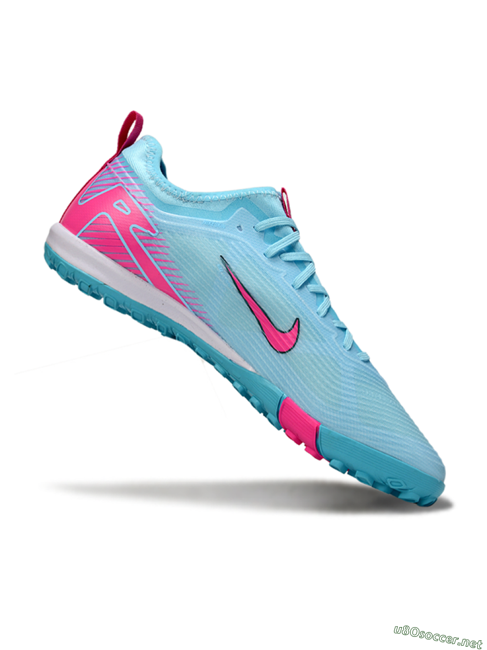 Unisex Nike Air Zoom Mercurial Vapor 16 Pro TF Football Shoes - Jade/Pink/White 4