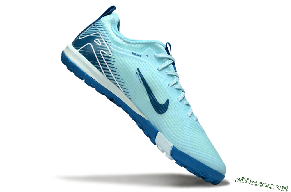Unisex Nike Air Zoom Mercurial Vapor 16 Pro TF Football Shoes - Jade/White/Blue 4
