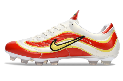 Men's Nike Mercurial Vapor R9 FG Football Boots - White/Red/Yellow