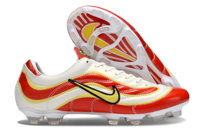 Men's Nike Mercurial Vapor R9 FG Football Boots - White/Red/Yellow