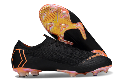 Men's Nike Mercurial Vapor 12 Elite FG Football Boots - Black/White/Gold