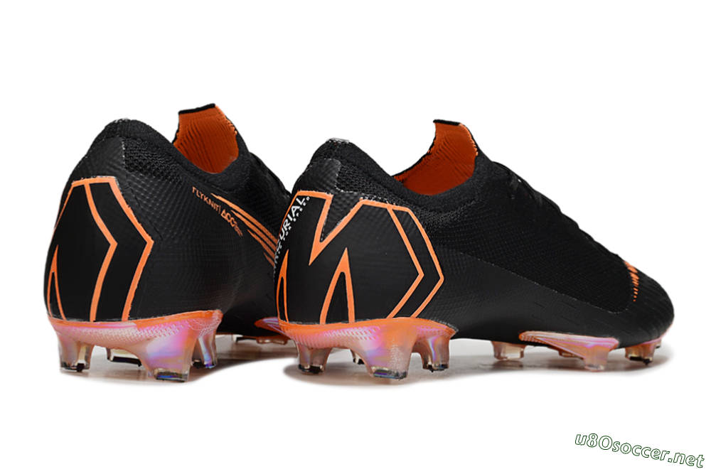 Men's Nike Mercurial Vapor 12 Elite FG Football Boots - Black/White/Gold 6